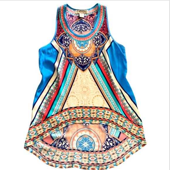 Flying Tomato Tank Top Asymmetric Hem Sz M #95J - Picture 2 of 7